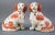 Pair of Mid 20th Century Staffordshire Red & White Ceramic Mantle Spaniel Dogs Figurines For Sale - Image 9 of 9