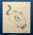 Vintage Hand Colored WHITE CAT Etching by California Artist Marcos Guerrero Aprox. dimensions: Frame: 17"H x 14"W Etching:...