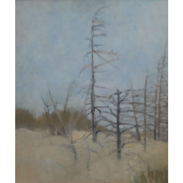 Maria Prokop, Landscape with Trees, Oil on Board, 2001 For Sale - Image 7 of 7