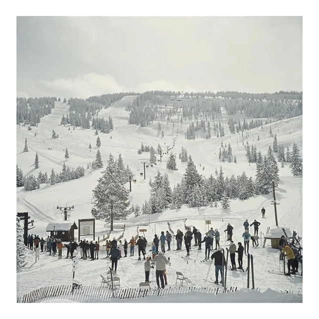 Skiing in Vail, 1964, Limited Estate Stamped, Large, 2020 For Sale