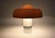 A plastic and metal lamp by Luigi Massoni, Brumbury model. It features a double switch allowing you to turn on either part...