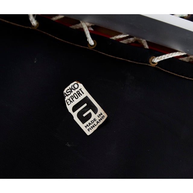 Set of Mid-Century Pulkka Lounge Chair and Ottoman by Ilmari Lappalainen for Asko, 1968 For Sale - Image 10 of 18