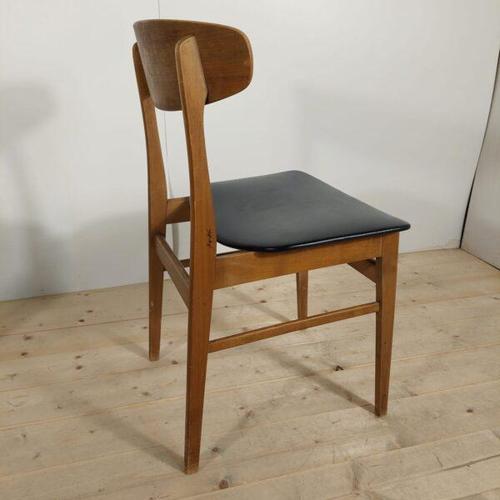 Vintage Danish Teak Chairs, 1960s, Set of 6 For Sale - Image 4 of 7