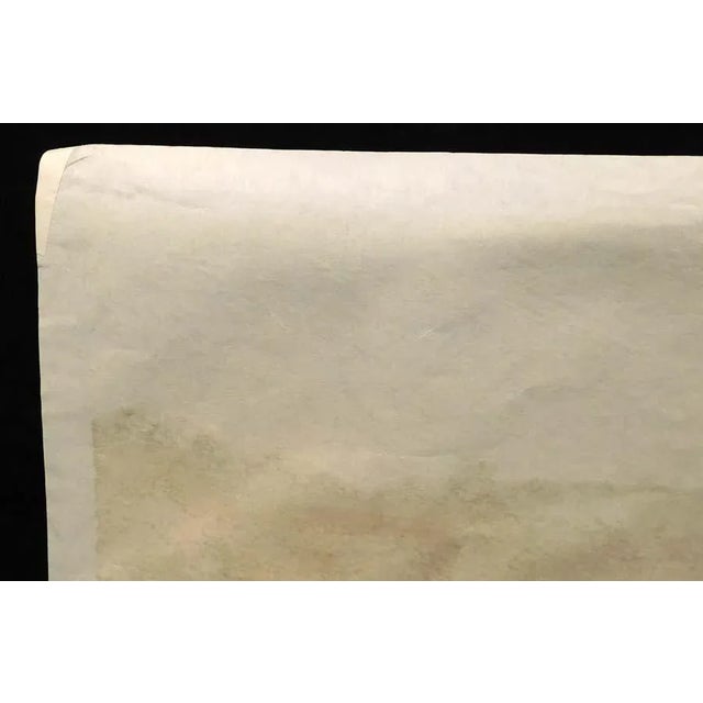 1980s Gordon Mortensen "October" Hand Signed Woodcut Reduction Art For Sale - Image 5 of 11