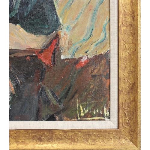 Carlo Striccoli, Figure at the Piano, 1960s, Oil on Board, Framed For Sale - Image 12 of 17