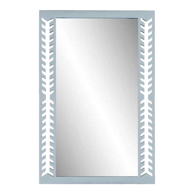 Fleur Home Audubon Spruce Rectangle Mirror in Parma Gray, 30x40 For Sale