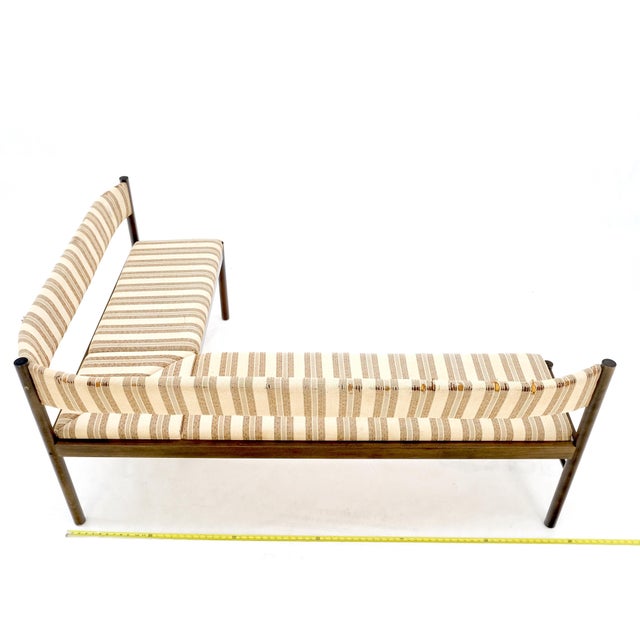 Danish Mid Century Modern L Shape Bench Chairs Dining Table Kitchen Dinette Set For Sale - Image 10 of 15