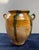 French Provincial 19th Century French Provincial Terracotta "Confit" Pot With an Unusual Combination of Yellow and Green Dripped Glazes For Sale - Image 3 of 6