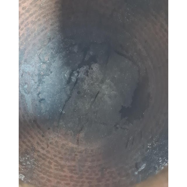 Large Egyptian Jug in Hand-Hammered Copper, 1940s For Sale - Image 9 of 13