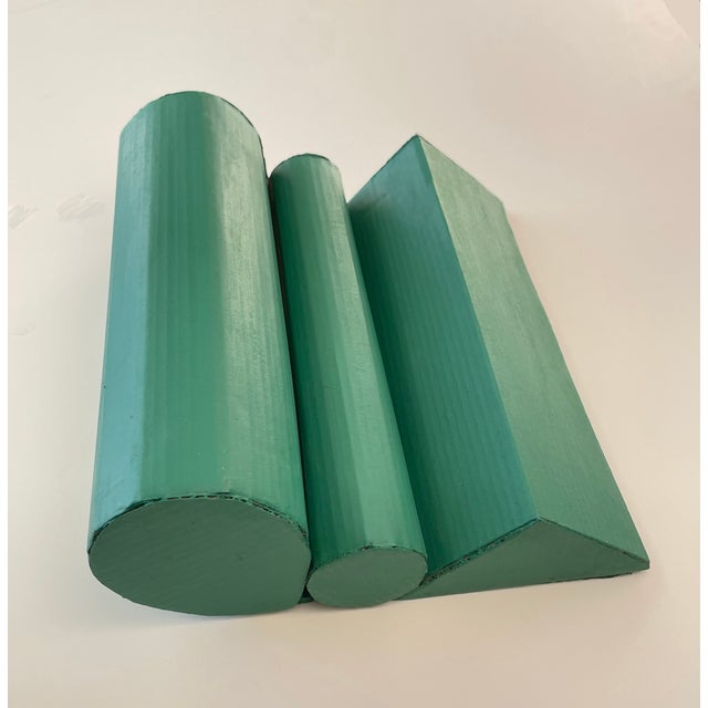 Cardboard Sculpture in Green For Sale - Image 10 of 11