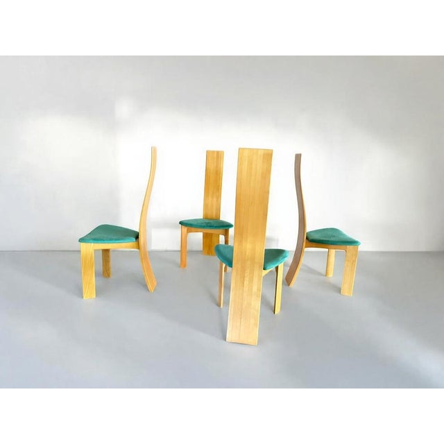 Iris Chairs by Bob Van Den Berghe for Tranekaer Furniture Denmark, 1980s, Set of 4 For Sale - Image 4 of 18