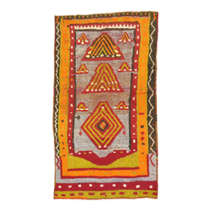 Vintage Turkish Tulu Rug