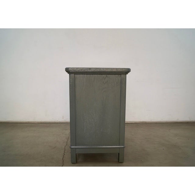 Wood 2010’s Arts & Crafts Style Large Nightstand / Small Dresser by Stanley Furniture For Sale - Image 7 of 12