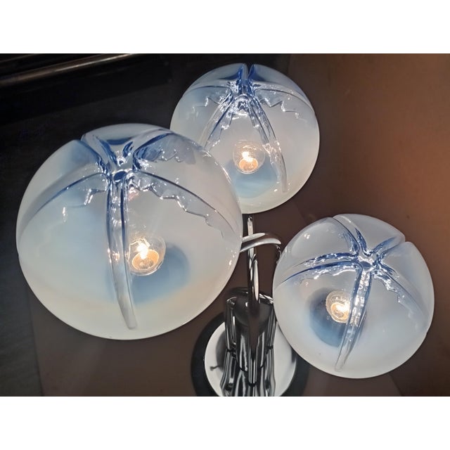 3-Light Desk Lamp from Mazzega, 1970s For Sale - Image 12 of 15