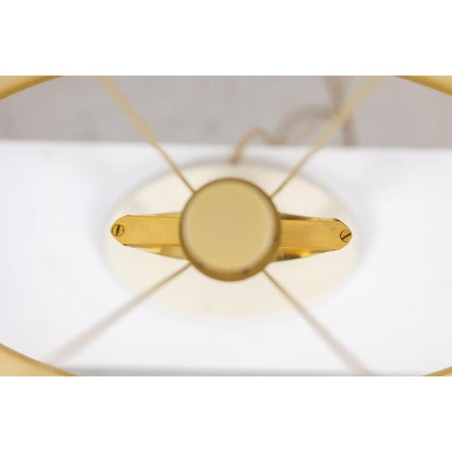 Metal H-Shaped Gilded Bronze Lamp, 20th Century For Sale - Image 7 of 8