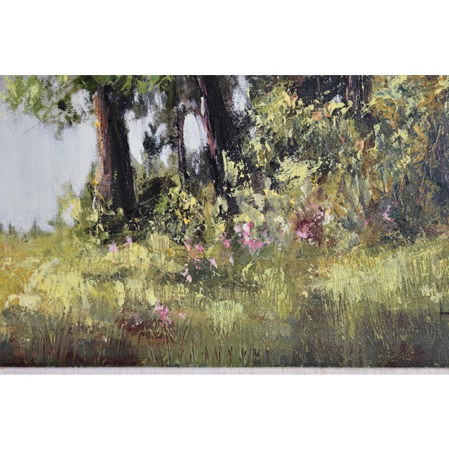 Dwight Steininger (Indiana, 1910-1997), "The Majestic Arch of Summer", 1966 For Sale - Image 4 of 8