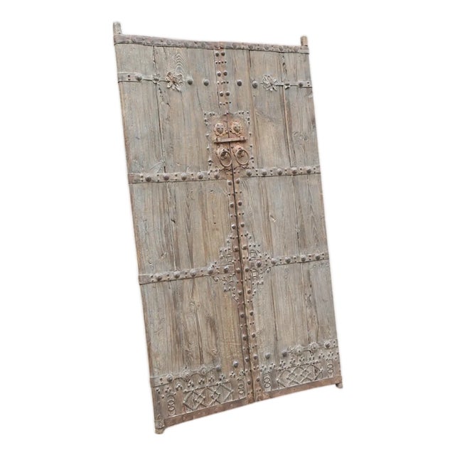 Antique Chinese Pine “Garden” Compound Gate For Sale