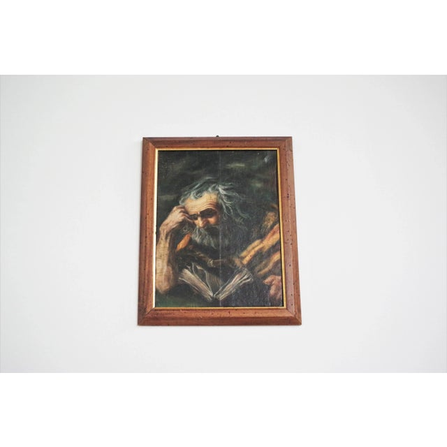 Vintage Wood Panel, 1950s For Sale - Image 4 of 8