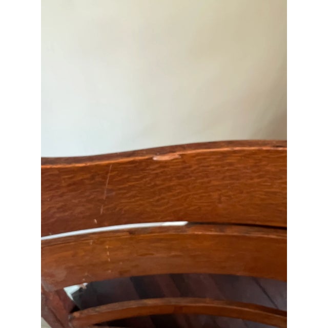 Early Stickley Bros Arts and Crafts Mission Prototype Chair For Sale - Image 9 of 12