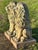Pair of Majestic Vintage Concrete Lions on Bases For Sale - Image 4 of 15