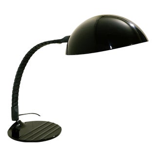 Black Model 660 Table Lamp by Elio Martinelli for Martinelli Luce For Sale