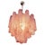 Glass Pink Alabaster Murano Glass Tronchi Chandelier, 1980s For Sale - Image 7 of 18