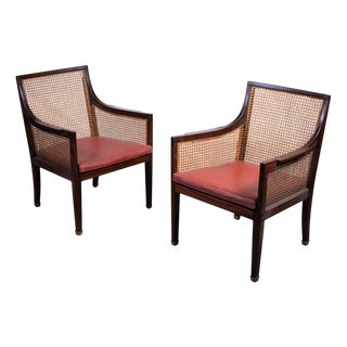 Armchairs attributed to Fritz Henningsen, Denmark, 1940s, Set of 2 For Sale