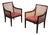 Armchairs attributed to Fritz Henningsen, Denmark, 1940s, Set of 2 For Sale