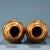 Vintage Pair Gilded Brass Vases, High Relief Carved Four Gentlemen Motif, Inlaid Gemstones, Chinoiserie Matching Vase Set For Sale In Los Angeles - Image 6 of 9
