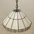 Mid 20th Century Vintage Arts & Crafts Dale Tiffany Stained Glass Pendant Light For Sale - Image 5 of 9