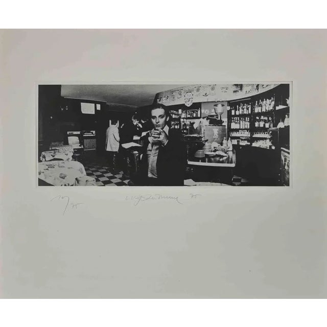 An Island in the Air is a vintage Photograph realized by Urs Luthi in 1975. from the portfolio "Un'isola nell'aria", Vol....