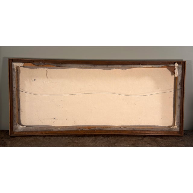 Tan Vintage Mid-Century Abstract Mixed Media Textural Wall Panel, c.1960s For Sale - Image 8 of 9