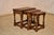 English Nest of Three English Oak Tables, Circa 1900 For Sale - Image 3 of 9