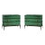Pair of Emerald Commodes For Sale
