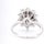Blue 1990s Vintage Daisy Ring in 18 Carat Gold, Natural Sapphire and Diamonds, Size 4.75 For Sale - Image 8 of 11