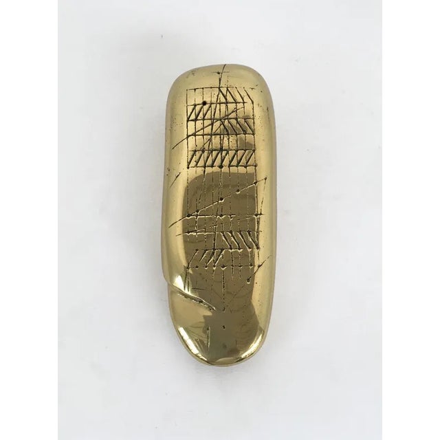 1980s Bronze Abstract Tracce Sculpture by Walter Valentini, 1980 For Sale - Image 5 of 8