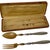 1900 - 1909 Antique French Bazin & Cie Paris .950 Silver Salad Serving Spoon & Fork Set - 3 pcs For Sale - Image 5 of 7