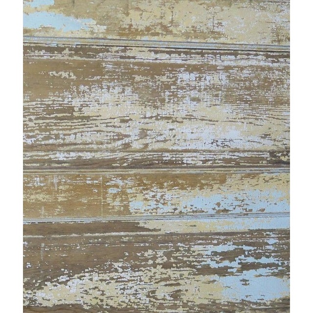 19th Century French Hand-Painted Barn Door, Distressed Country Style For Sale - Image 4 of 6