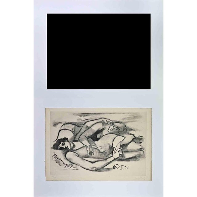 Etching, soft varnish and roller on vélin paper. Hand signed and numbered in pencil. Edition of 150. Dry stamp "Le Chien...