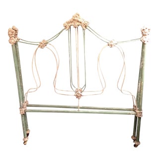 19th Century Antique Iron French Day Bed For Sale