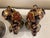 Mid 20th Century Japanese Taisho Period Cobalt Blue Kutani Foo Dogs Shishi / Temple Lions For Sale - Image 5 of 17