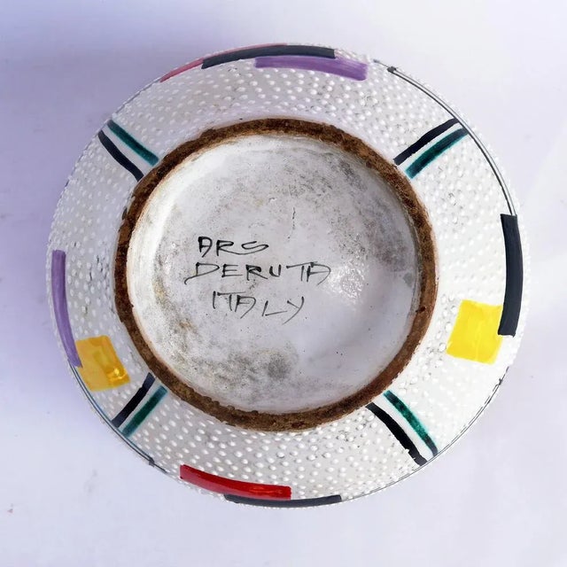 Italian Ceramic Vase from Ars Deruta, 1954 For Sale - Image 4 of 6