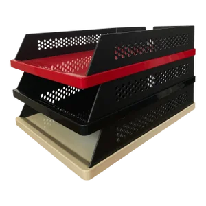 1970s Post Modern Stacking Organizer Trio Rexite, 940 Babele, Designed by Raun, Barbieri E Ciorcio Marianelli, Made in Italy