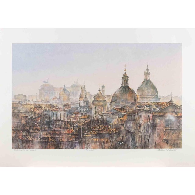 Valdimir Khasiev, View of Rome, 1990s, Lithograph For Sale - Image 3 of 3
