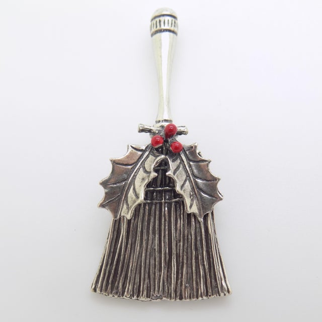 1980s Vintage Italian Handmade Genuine Silver Christmas Decoration Figurine, 1980s For Sale - Image 5 of 13