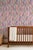 Tassel Trellis Grasscloth Wallpaper by House Party | Patina Pink | 6 Yards For Sale In Charlotte - Image 6 of 9