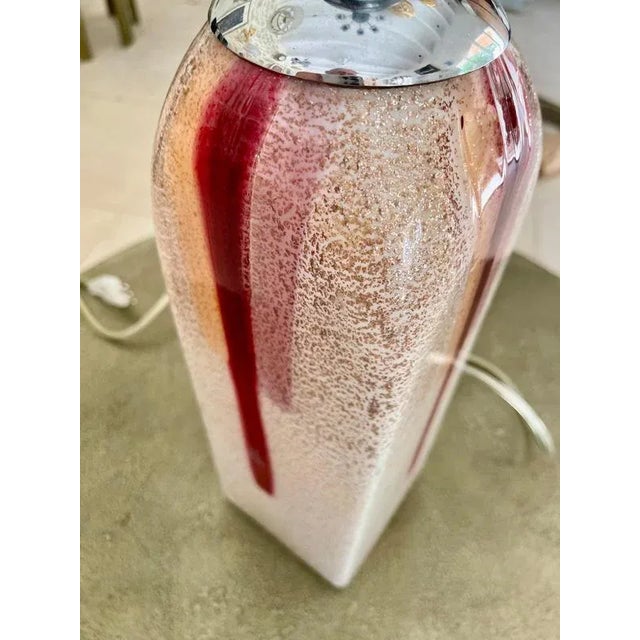Lancetti Milano Table Lamp in Murano Glass, 1980s For Sale - Image 4 of 11
