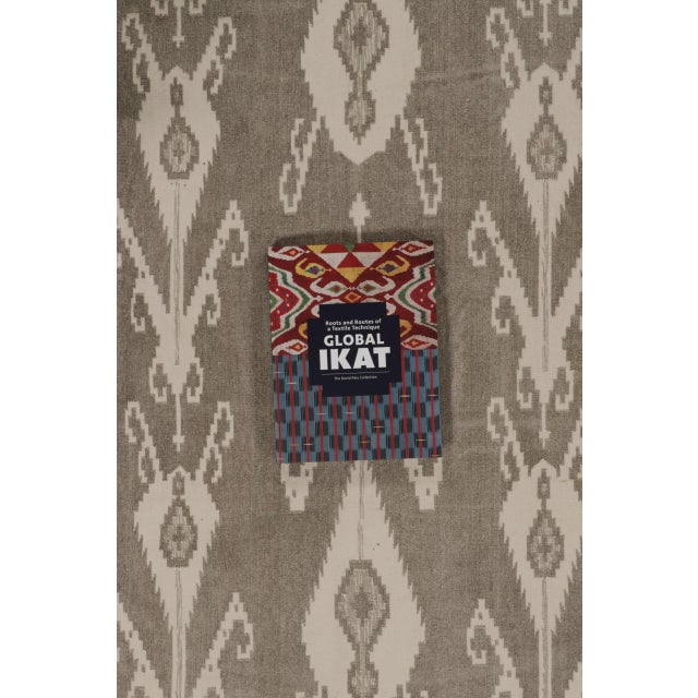 Oversized Contemporary Flatweave Ikat Cotton Dhurrie Rug by Rug & Kilim, India For Sale - Image 10 of 10