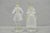 Vintage Italian Murano Latticino & Gold Leaf Art Glass Male & Female Figure Pair For Sale - Image 10 of 11