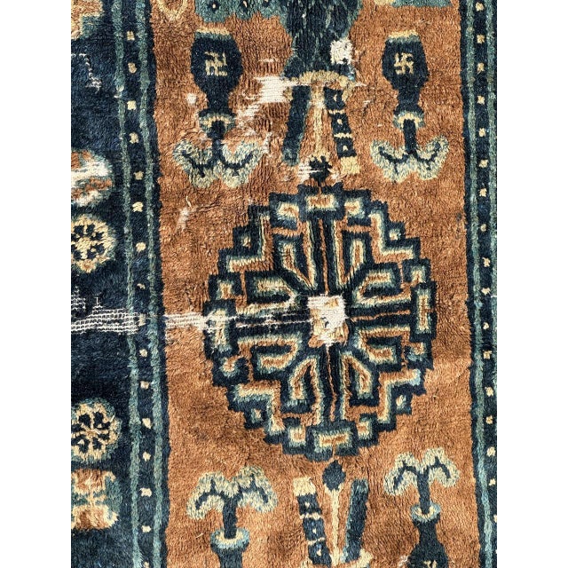 Antique Chinese Rug, 1890s For Sale - Image 9 of 18